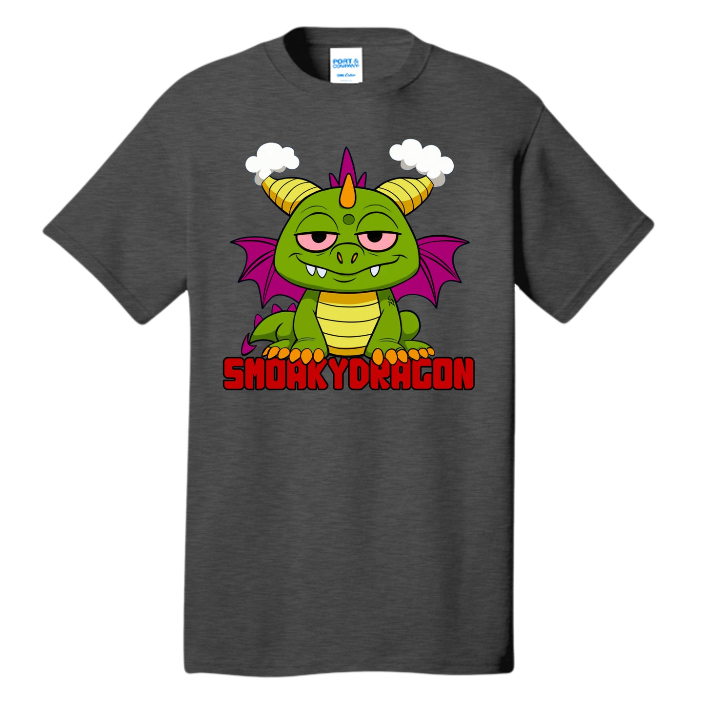 Dark Heather Grey - PC54T - FRONT