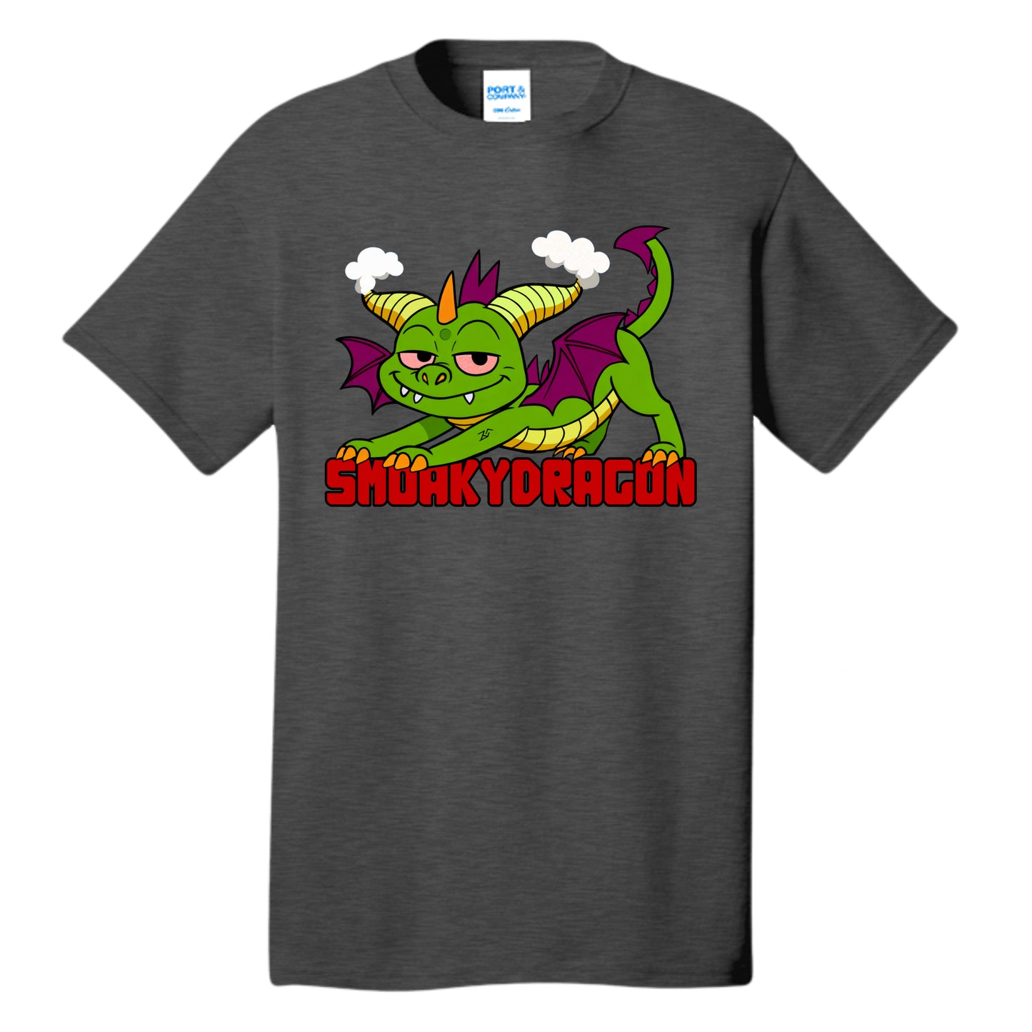 Dark Heather Grey - PC54T - FRONT