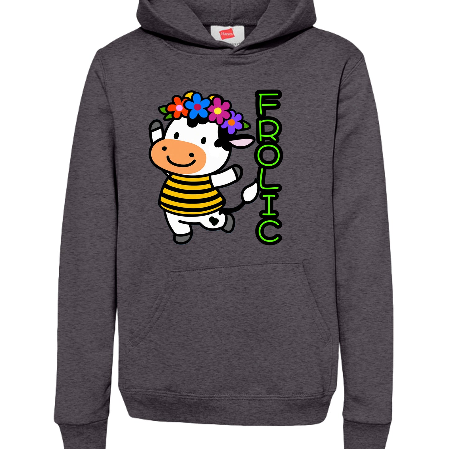 Charcoal Heather - P473 - FRONT