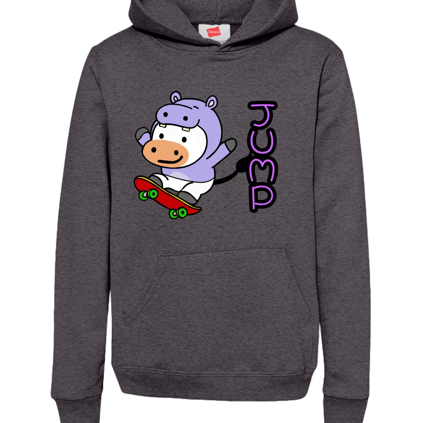 Charcoal Heather - P473 - FRONT