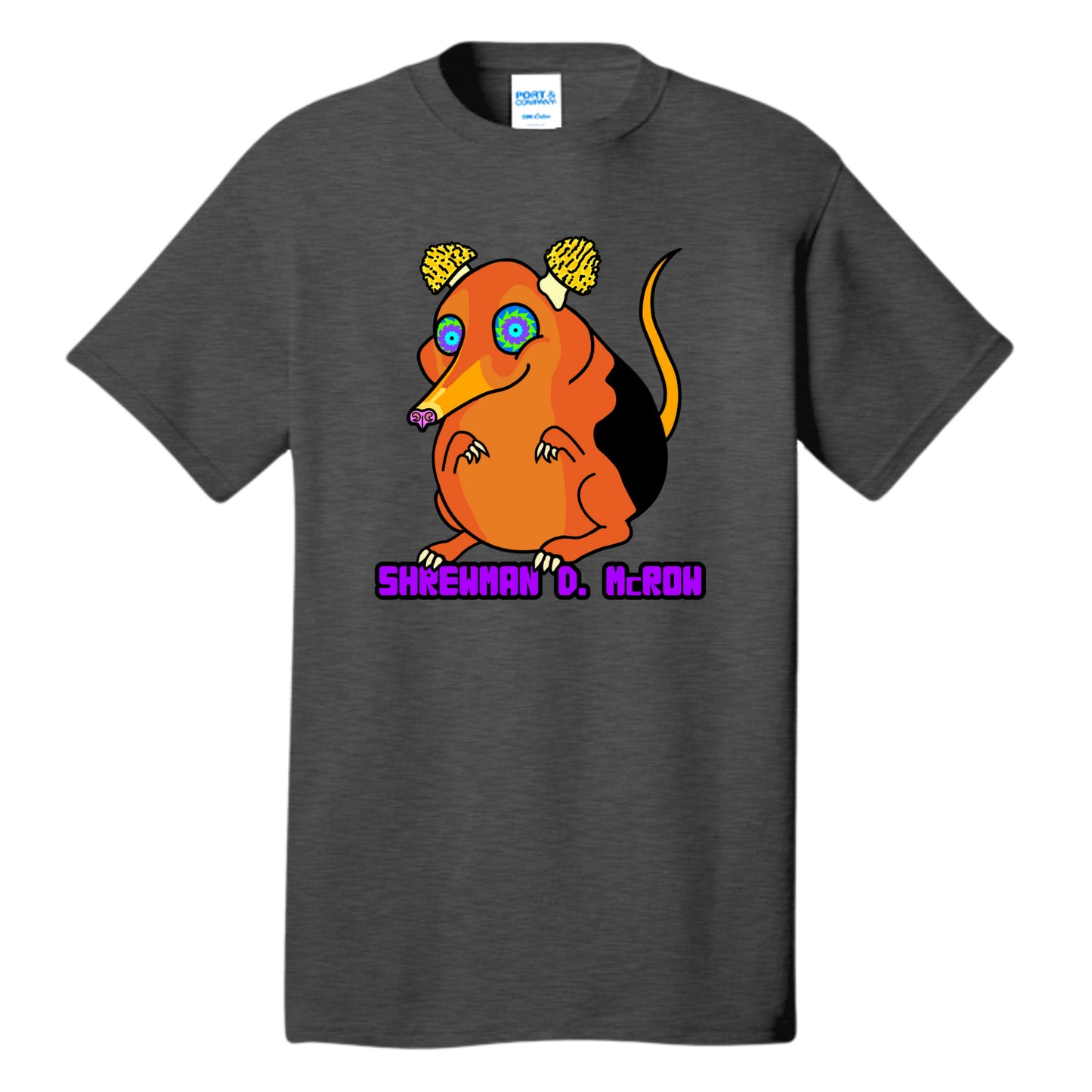 Dark Heather Grey - PC54T - FRONT