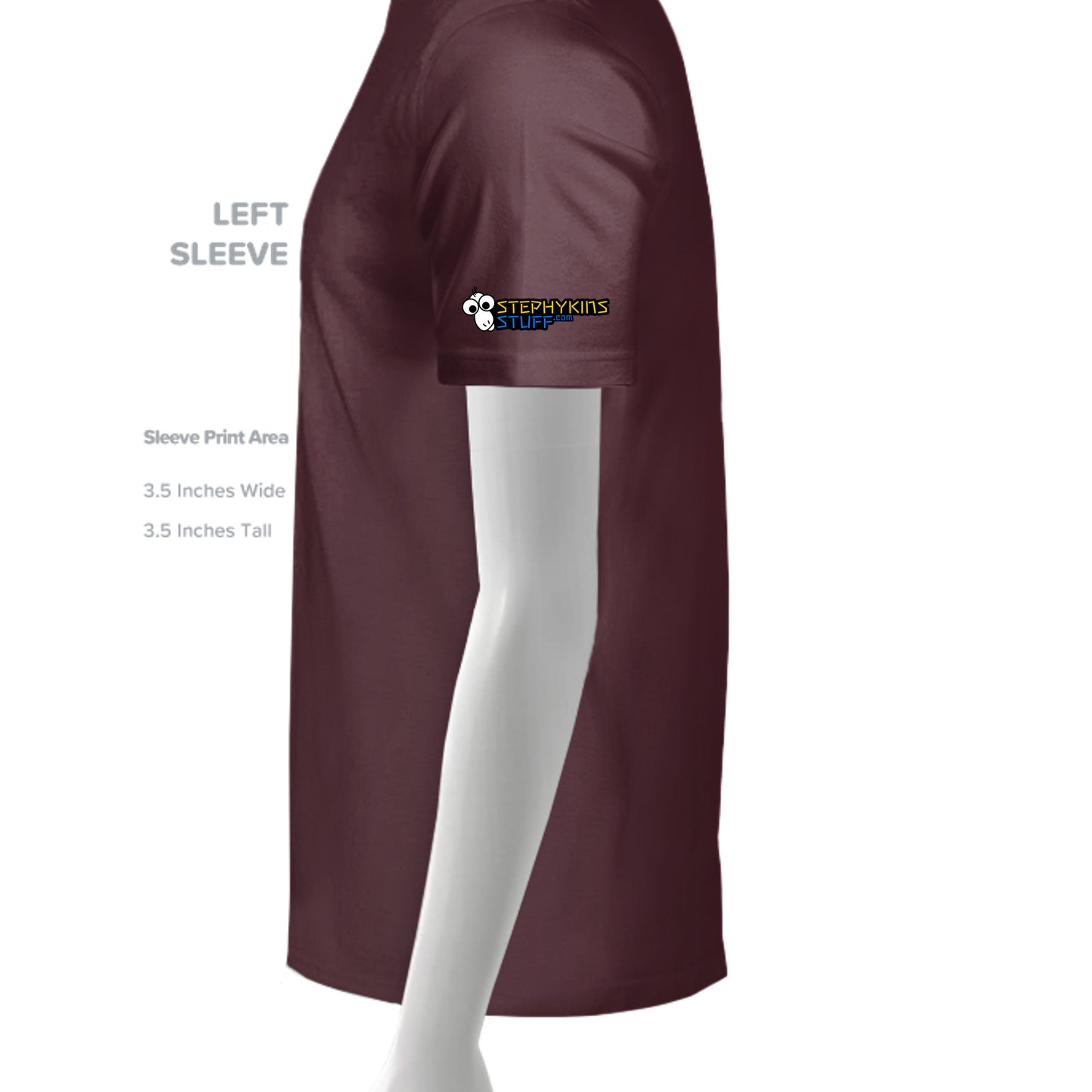 Athletic Maroon - PC54T - SLEEVE_LEFT