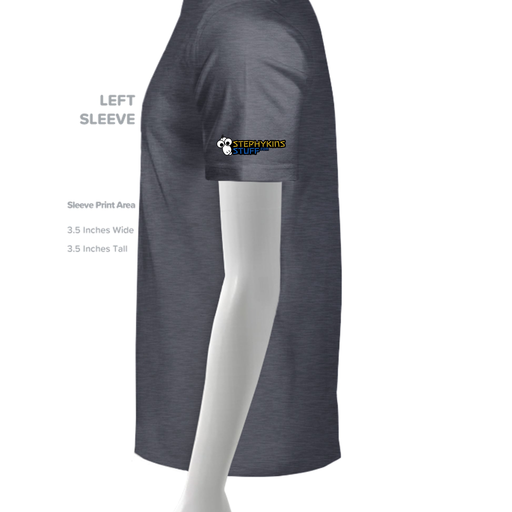 Heather Navy - PC54T - SLEEVE_LEFT