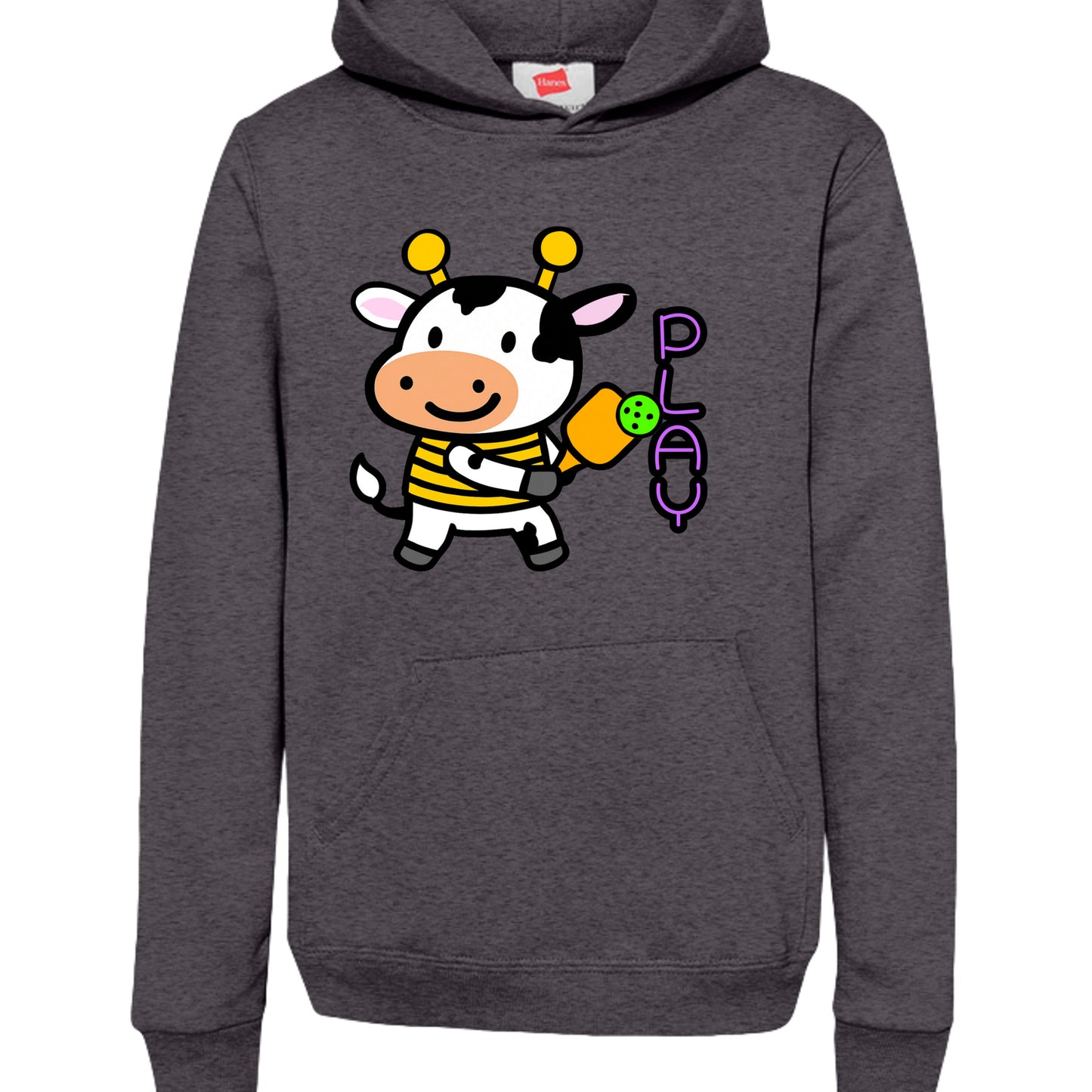 Charcoal Heather - P473 - FRONT